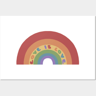 lgbt pride rainbow Posters and Art
